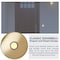 Newhouse Hardware 2-1/2" Round Polished Brass Lighted Bronze Door Chime Button BR5WL - alternate 2